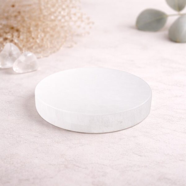 Disque de recharge en sélénite Shop Spirituel