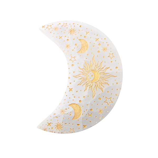 Seleniet oplaad schijf halve maan 10cm bloom