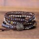 Kralenarmband onyx bloom4