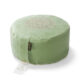 Meditatiekussen velvet light green mandala bloom1