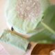 Meditatiekussen velvet light green mandala bloom3