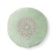 Meditatiekussen velvet light green mandala bloom4