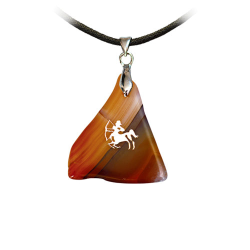 Agaat ketting Boogschutter