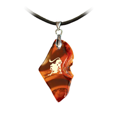 Pendentif Agate - Lion