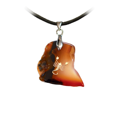 Agaat ketting Schorpioen