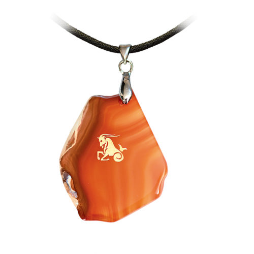 Pendentif Agate - Capricorne