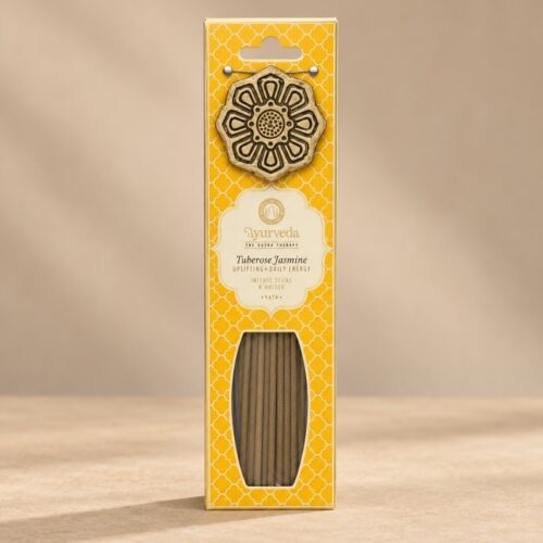 Ayurveda Wierook met Houdertje • Tuberose Jasmine