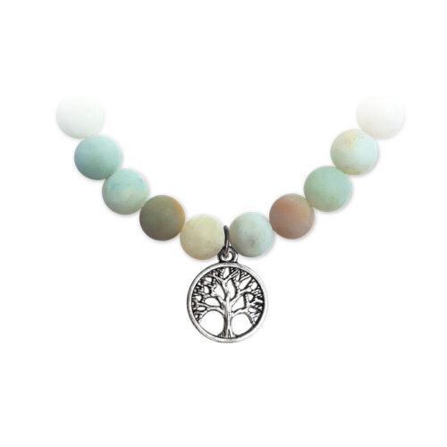 Edelstenen Armband Levensboom Amazoniet
