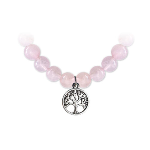 Edelstenen Armband Levensboom Rozenkwarts
