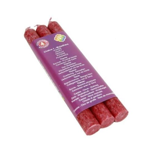 Bougie parfumée chandelier - Chakra 1 - Puissance