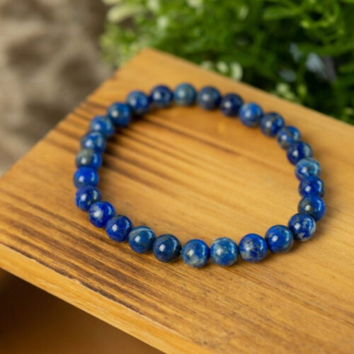 Heren edelsteen armband groot Lapis lazuli