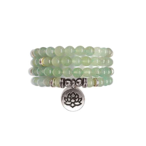 Edelstenen Mala Armband Groene Aventurijn