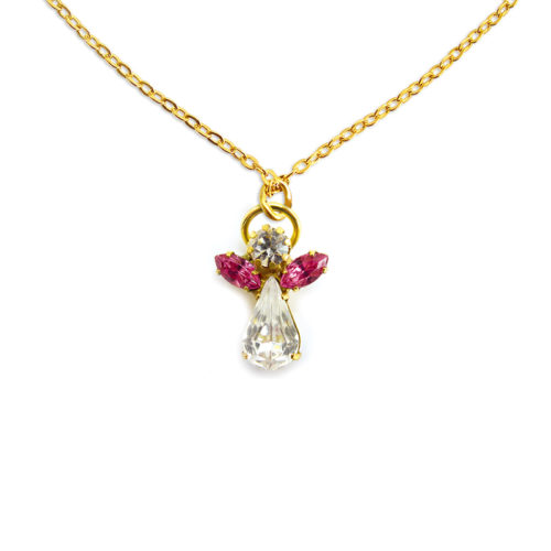 Collier d'ange en cristal • octobre • Zircon