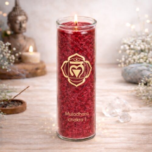 Bougie parfumée à la stéarine • 1er Chakra
