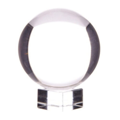 Boule de Cristal 80 mm sur socle