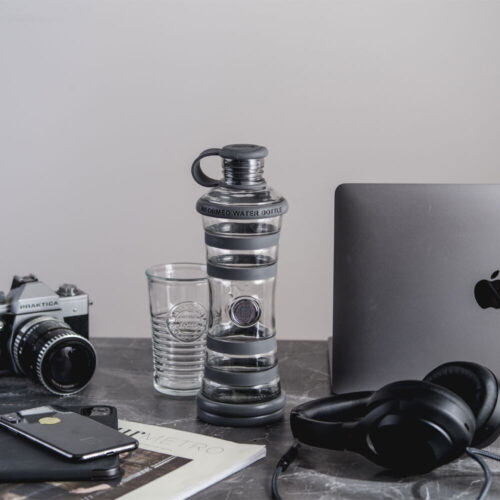 I9 Bouteille d'eau - Grise - Stabilité - 650ml