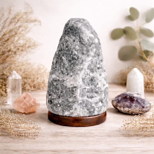 Himalaya Zoutlamp Grijs