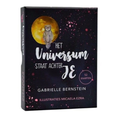 Het Universum staat achter je • Orakelkaarten