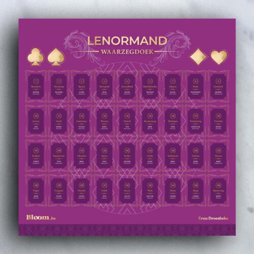 Lenormand Grand Tableau Waarzegdoek met Magisch Vierkant