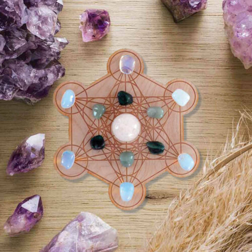 Metatron Cube Crystal Grid Set