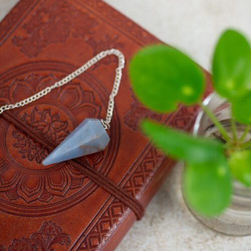 Pendule Angélite triangle