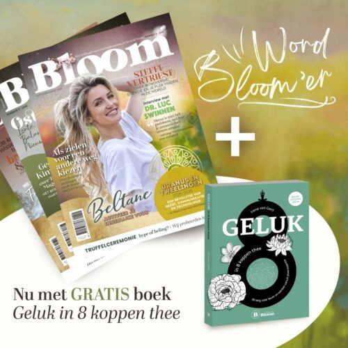 Print Gold Bloom Jaarabonnement + Geluk in 8 koppen thee (t.w.v. €21,50)