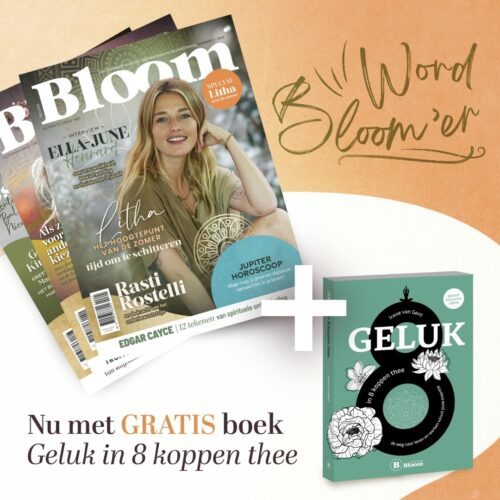 Print Gold Bloom Jaarabonnement + Geluk in 8 koppen thee (t.w.v. €21,50)
