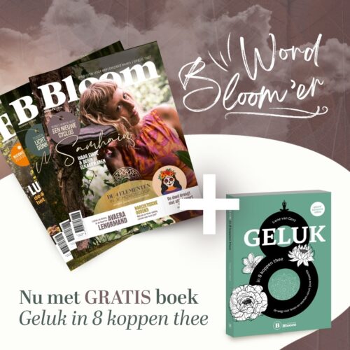 Print Gold Bloom Jaarabonnement + Geluk in 8 koppen thee (t.w.v. €21,50)
