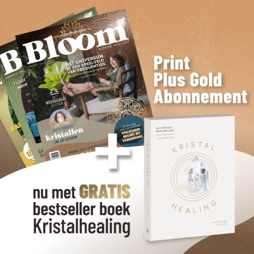 Print Gold Bloom Jaarabonnement + bestseller Kristalhealing (t.w.v. €27,50)