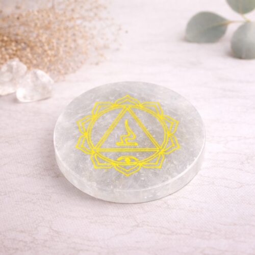 Seleniet Oplaad Schijf Zonnevlechtchakra