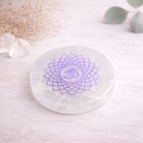 Seleniet Oplaadschijf Kruinchakra