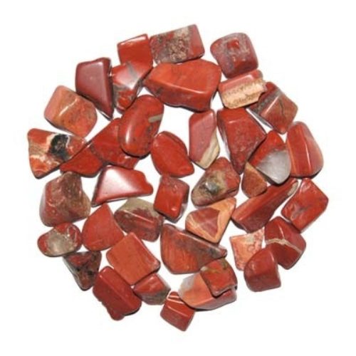 Pierres roulées Jaspe rouge
