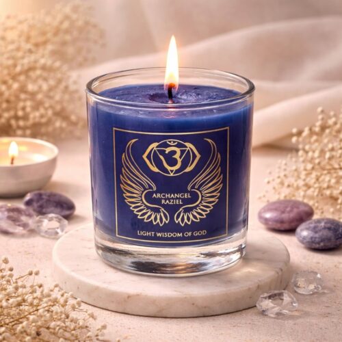 Chakra 6 • Votief Geurkaars • Aartsengel Raziël
