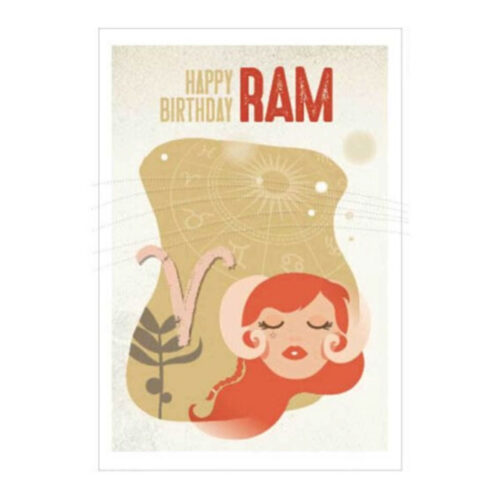 Postkaart Gelukkige verjaardag, Ram