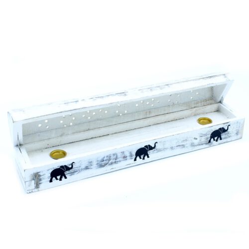 Wierookhouder wit • Olifant box