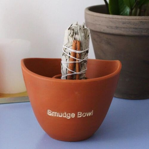 Wierookbrander Smudge Bowl • 10 cm • Naturel