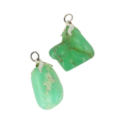 Chrysoprase Citron - Pendentif pierre précieuse