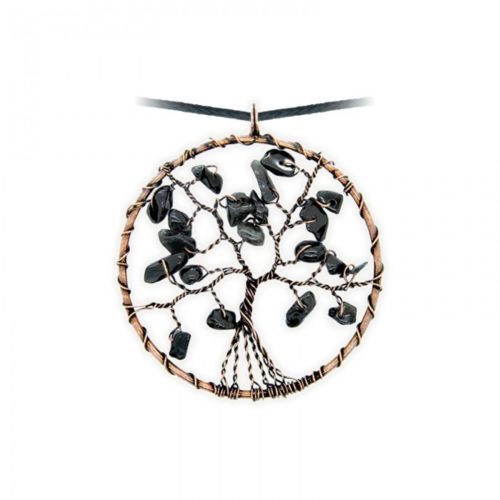 Collier arbre de vie - Onyx