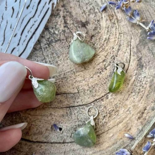 Péridote (olivine) - Pendentif pierre précieuse